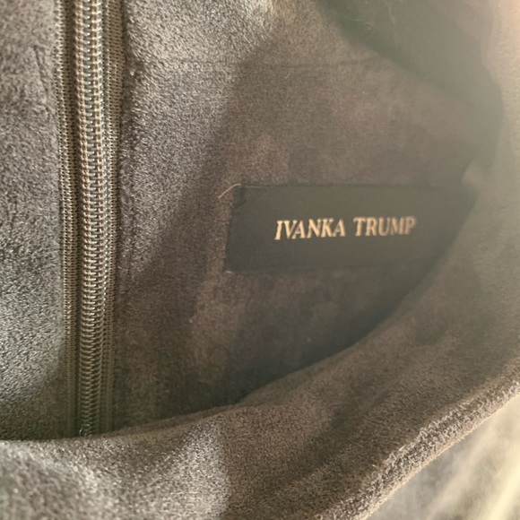 NWOT Grey, Faux Suede Dress - Picture 2 of 3